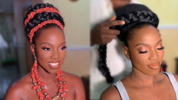 Igbo hairstyle and makeup